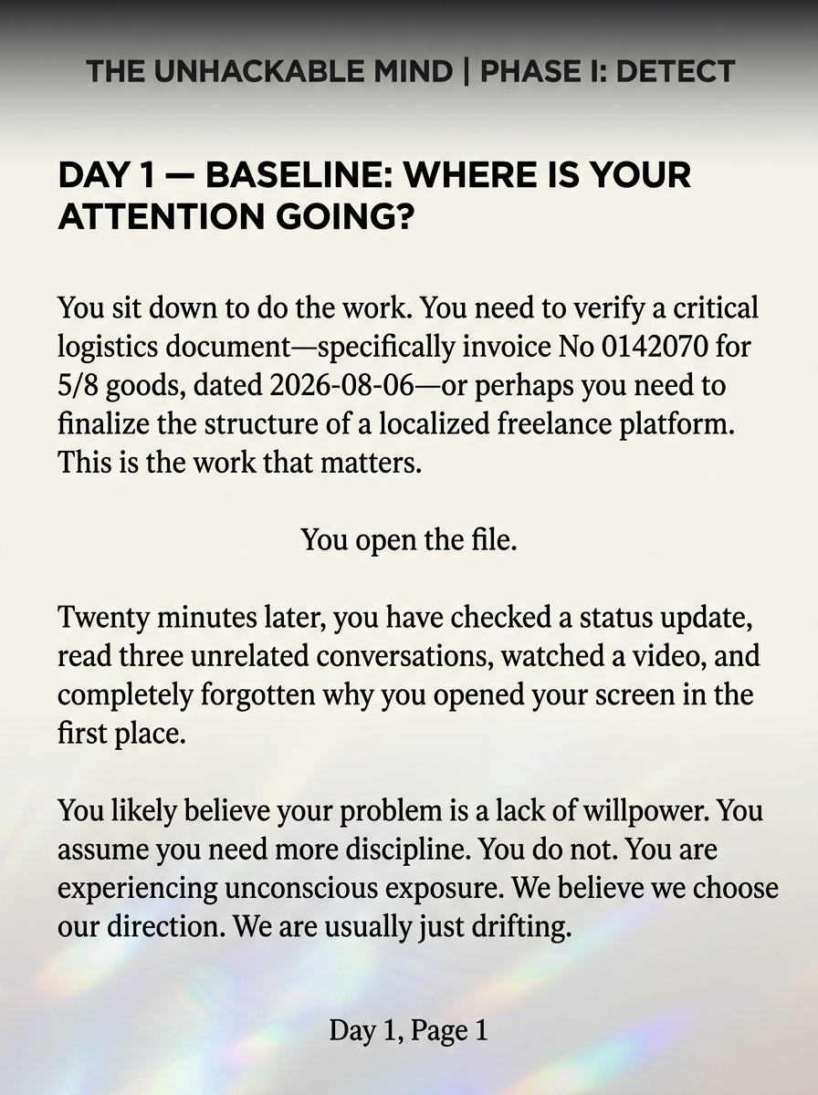 The 21-Day Journey — Day 1